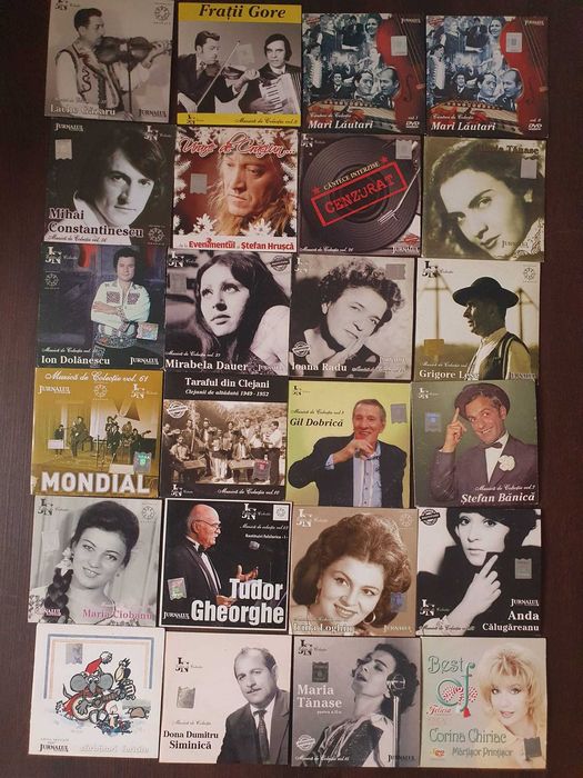 Suport CD/DVD si CD-uri muzica pentru casa