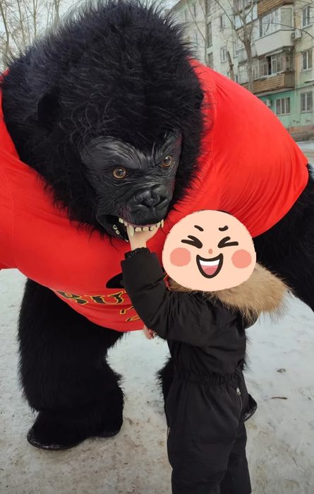 Надувной костюм гориллы