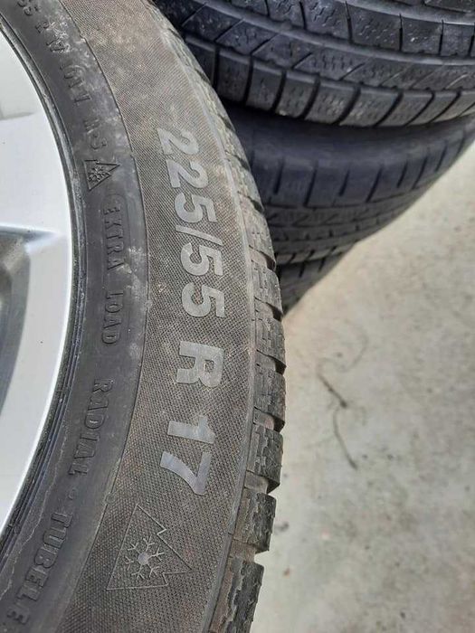 4 Броя 225/55/17 Continental 2x5,8mm 2x5mm