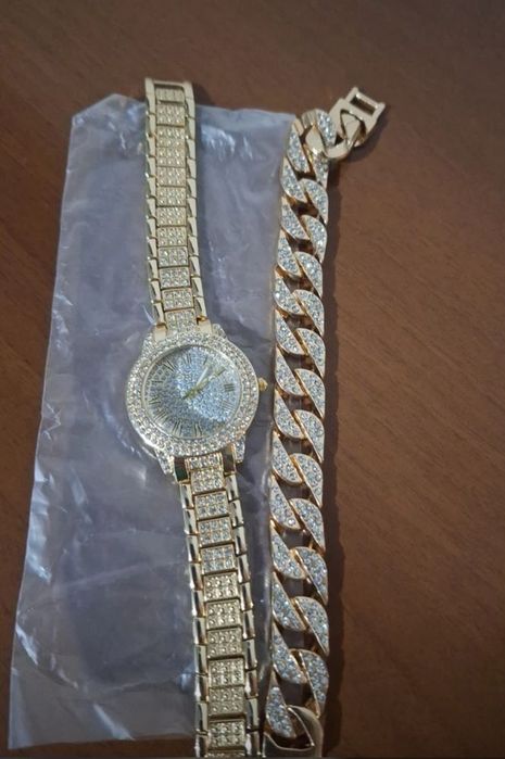 Наручные женские часы + браслет