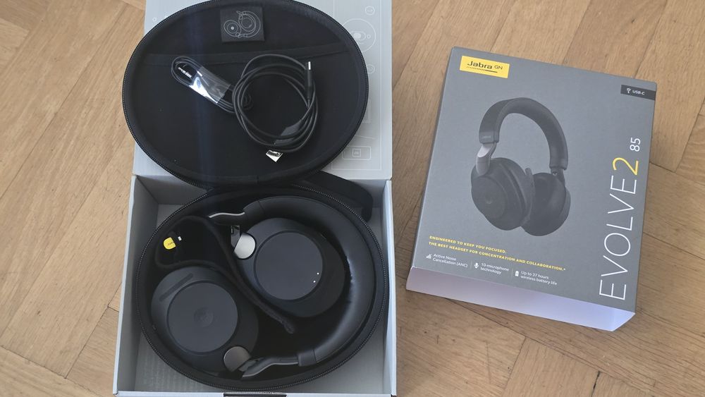 Jabra Evolve2 85 Bluetooth usb C wireless headset