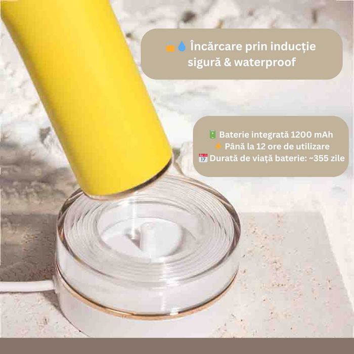 Perie de dinti electrica sonica CH-909, inductiva, 38.000 vibrații/min