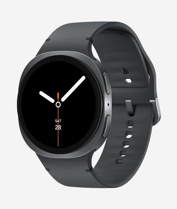 НОВ! Samsung Galaxy Watch 8 LTE 40mm Graphite / Silver 2г. Гаранция!