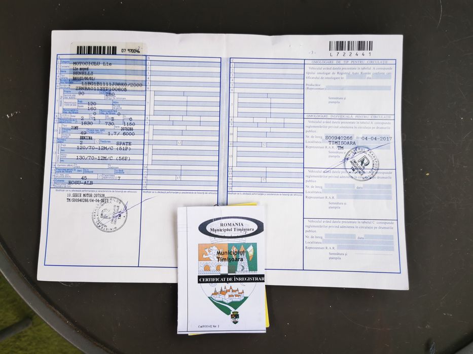 Scuter Benelli pe benzina/49cmc /Inmatriculat