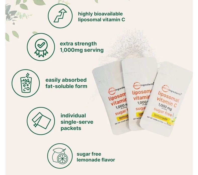 Liposomal vitamin c, витамин с 1000 мг, poroshok, липосомальный