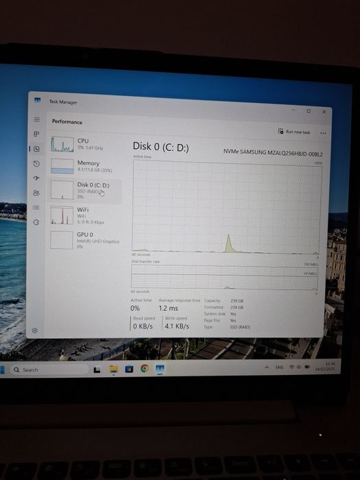 Laptop Lenovo Ideapad 12Gb RAM