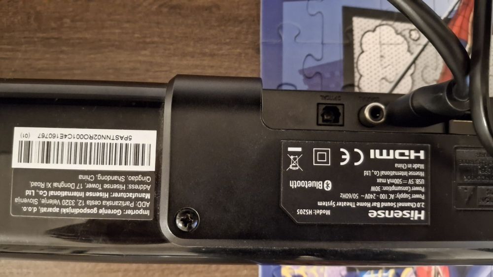 Soundbar Hisense 2.0 60w