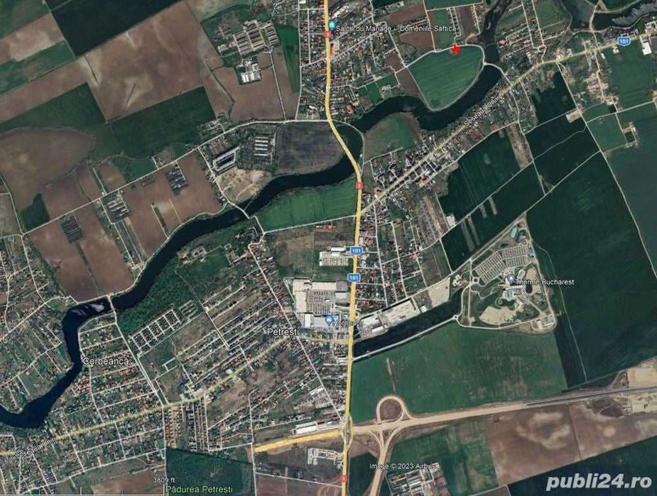 Teren intravilan  LAC Balotești Săftica
