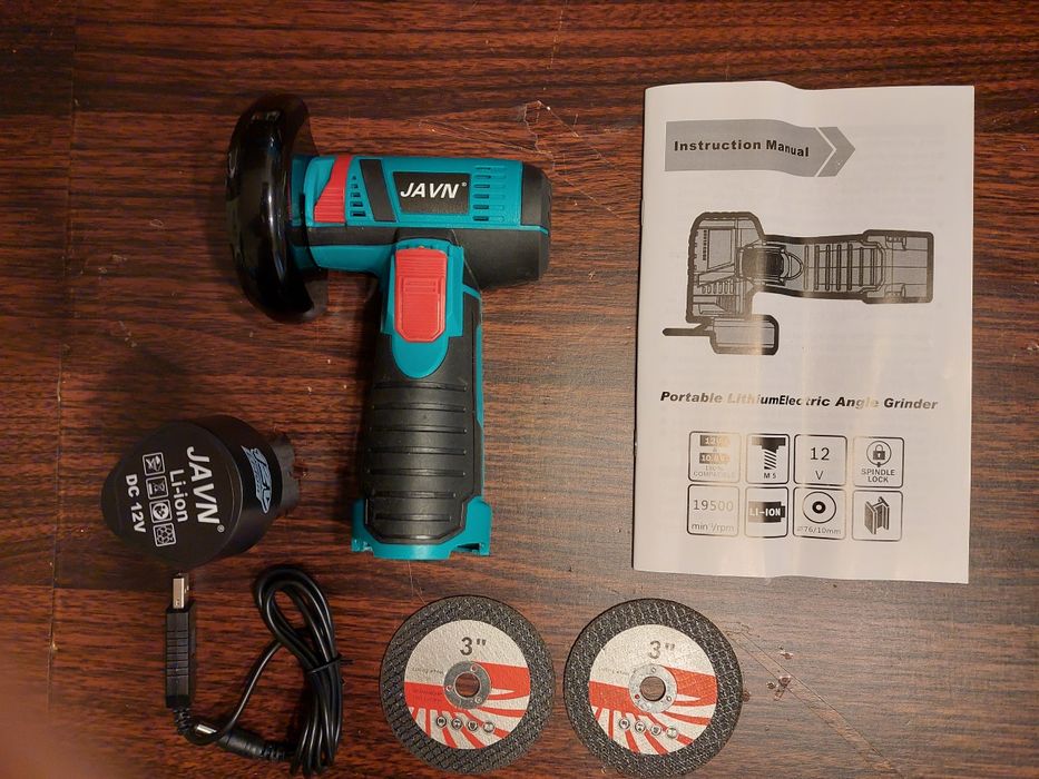 Ъглошлайф мини нов с две батерии