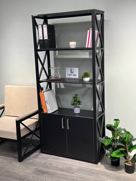 Стеллаж лофт от производителя ПОЛКИ шкаф офисный stellaj polka shkaf