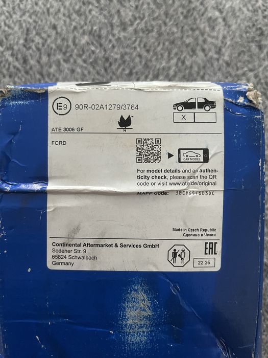 Vand Placute Frana Ford ATE noi