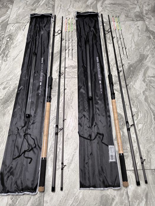 2 Lansete Feeder Robinhan HARRIER 3.90 metri Actiune:180gr NEW 2025