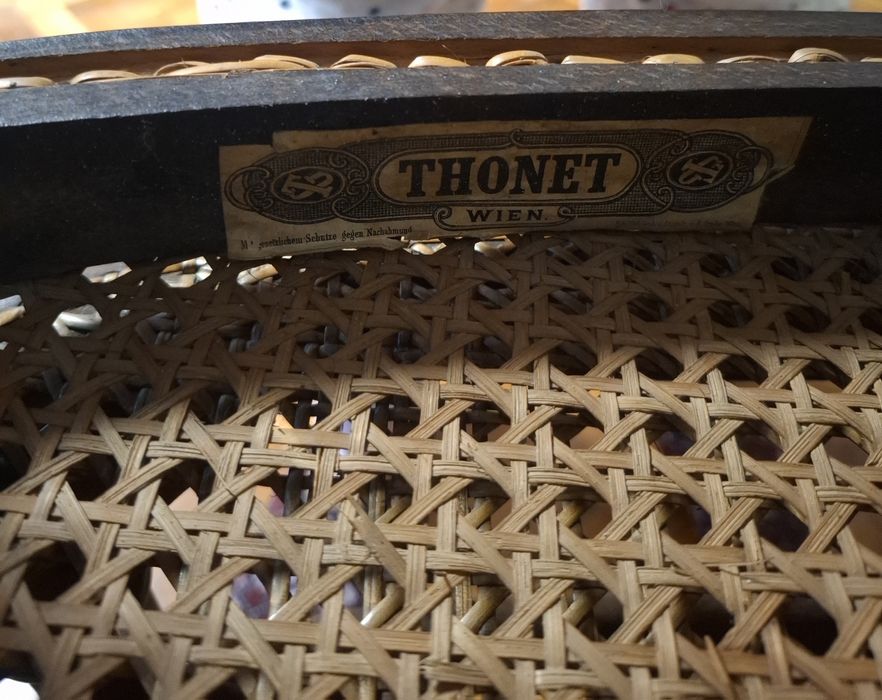 Столове Thonet, двойка, в оригинално състояние