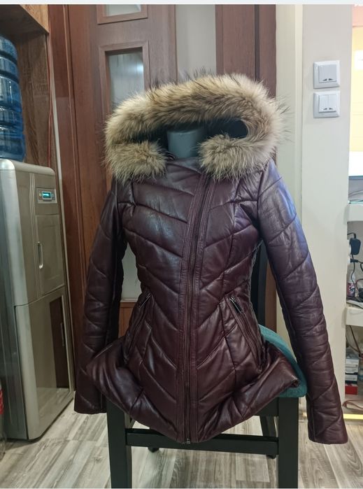 Естествена кожа и естествен косъм мл-100евро