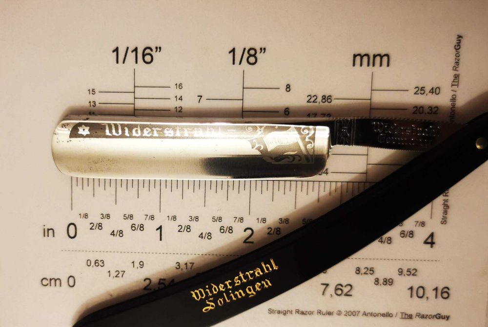 Brici barbierit Winderstrahl 718 Solingen shave ready