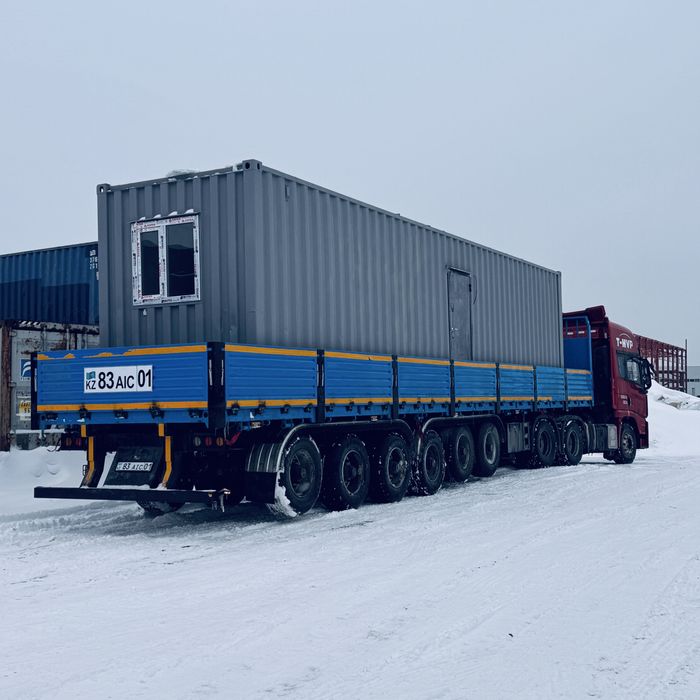 Утепленный контейнер, БЫТОВКИ, СТОЛОВАЯ, пустой КОНТЕЙНЕР