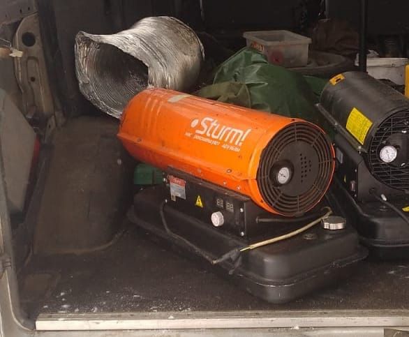 Тепловая пушка б/у