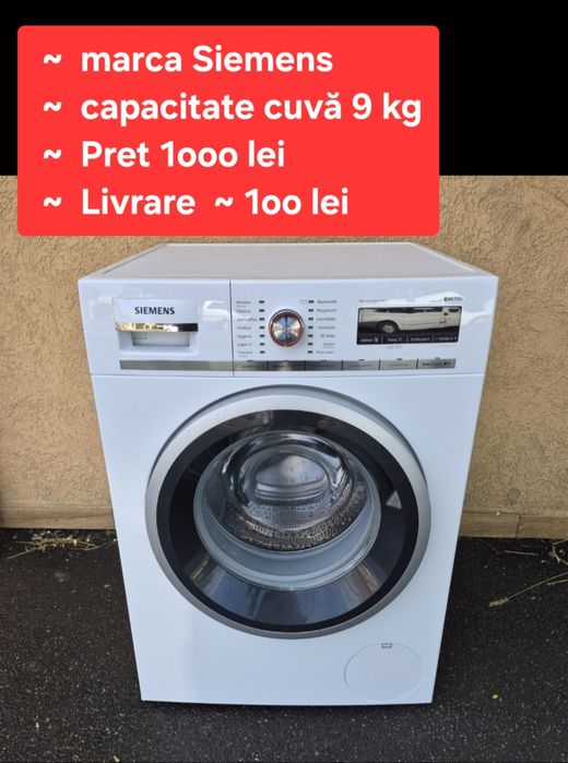 Masini de spalat rufe automate import Germania.  C580