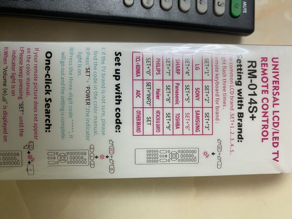 Telecomanda  TV universala RM145+