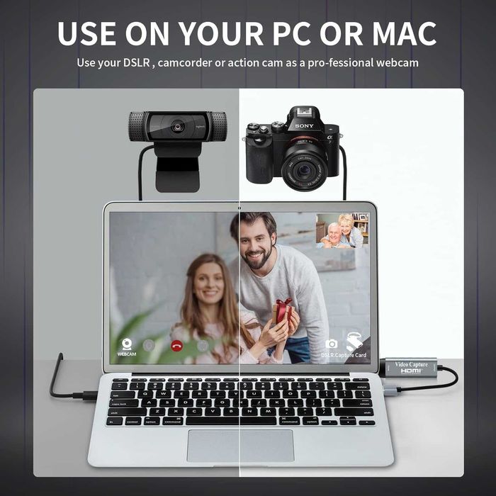 Placă captură video,4K HDMI la USB 3.0,1080P HD 60fps,streaming live