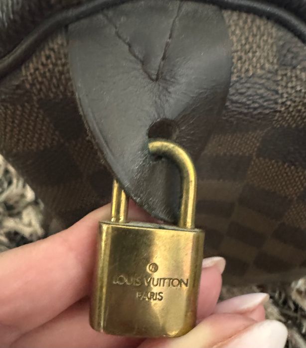 Geanta Louis Vuitton originala-piele naturală maro