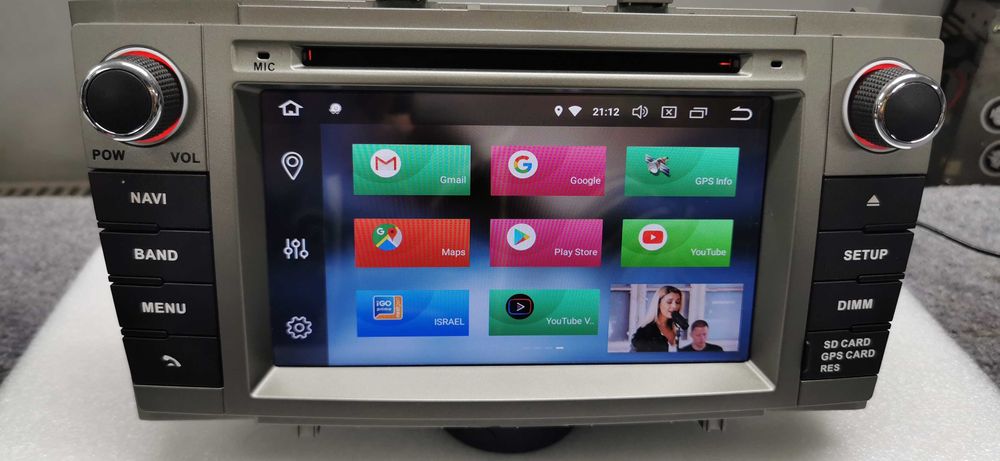 Navigatie Toyota Avensis ANDROID OCTACORE 32/4 GB 2008-2013
