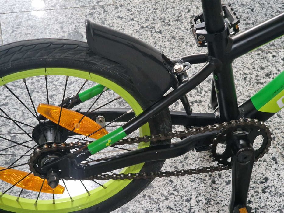 BICICLETA Copii CUBE CUBIE 160 Black Green Roti 16"