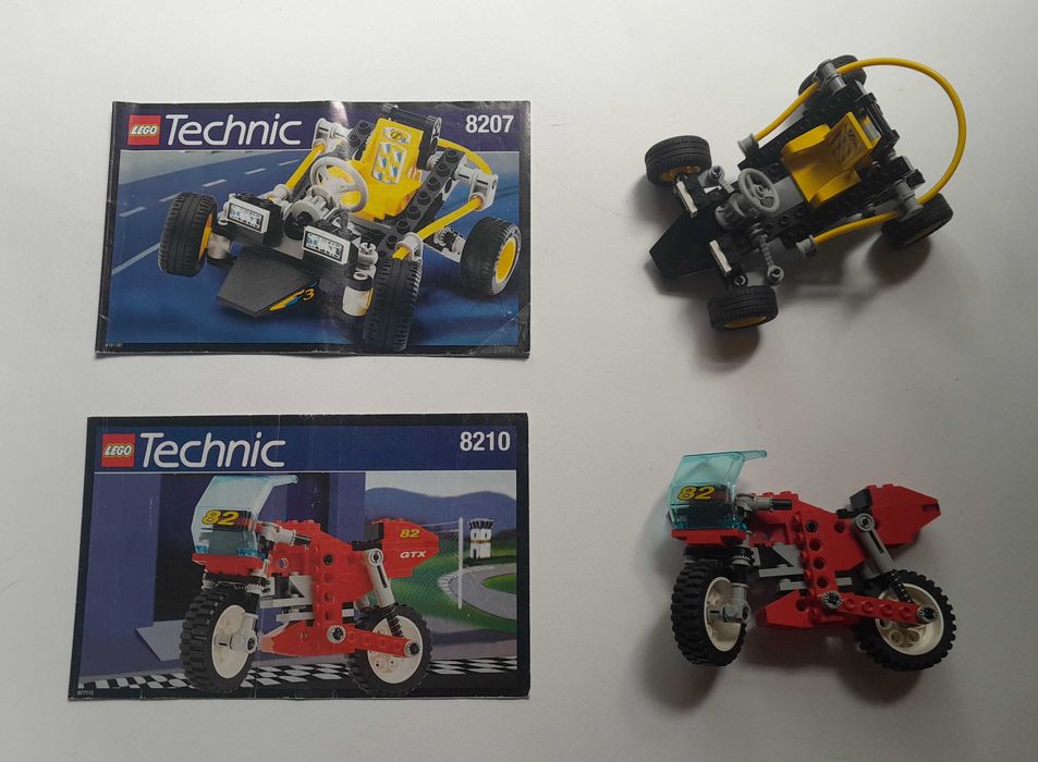 Vintage Lego Technic Dune Duster 8207 Nitro GTX Bike 8210 1995