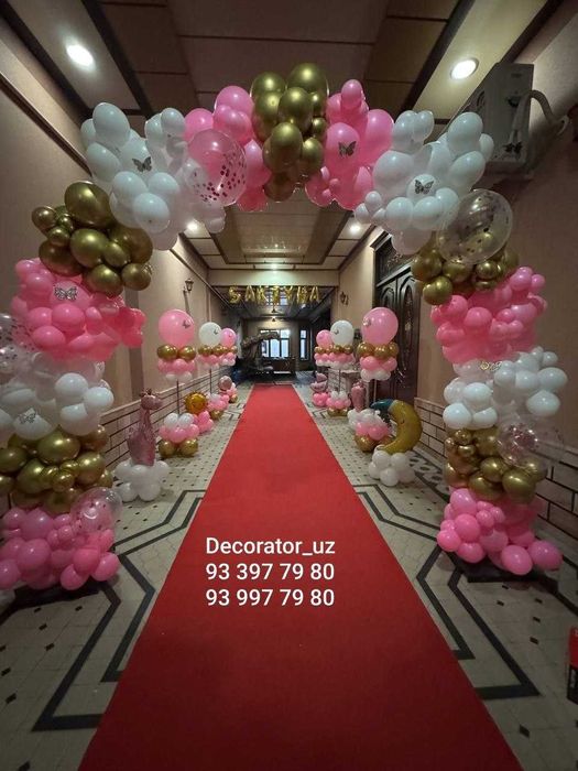 Оформление шарами в Ташкенте