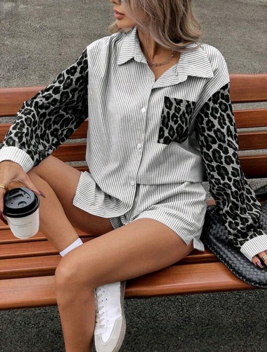 Нов летен дамски комплект размер S/XS