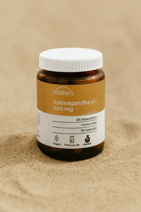 Ашваганда vitaler’s 9%, 60 капсул по 600 мг