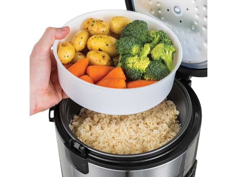Оризоварка и Уред за Готвене с Пара 2 в 1 Russell Hobbs 27080-56