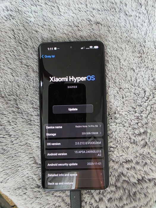 Redmi Note 14 PRO 5G - Ecran Superb, Încărcare Ultra-Rapidă