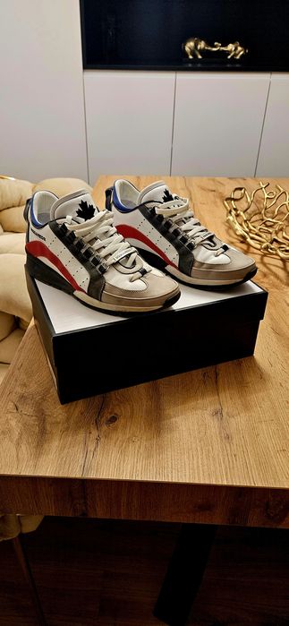 Adidasi sneakers Dsquared2 lace up low top 41