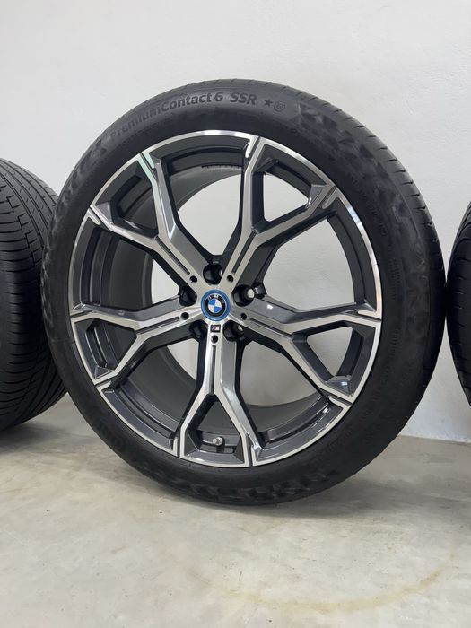 Jante Bmw X5 X6 R21 G05 G06 741M Originale Continental de vara 2024