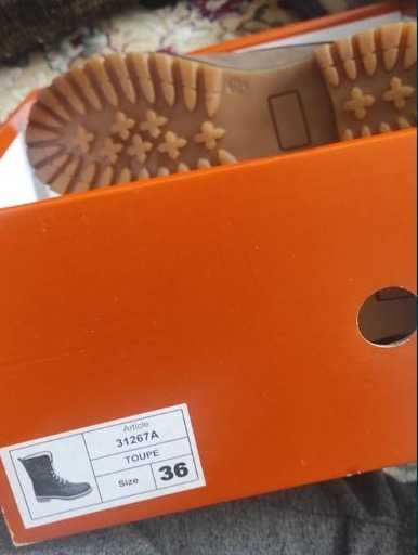 Ботинки зимние кожаные 36 размер