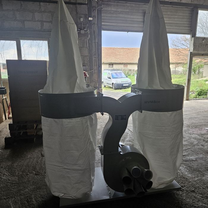 Нова Аспирация, прахоуловител 5.5 kW с два чувала