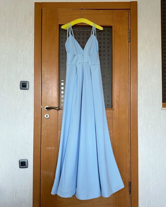 Официална Дълга Синя Рокля