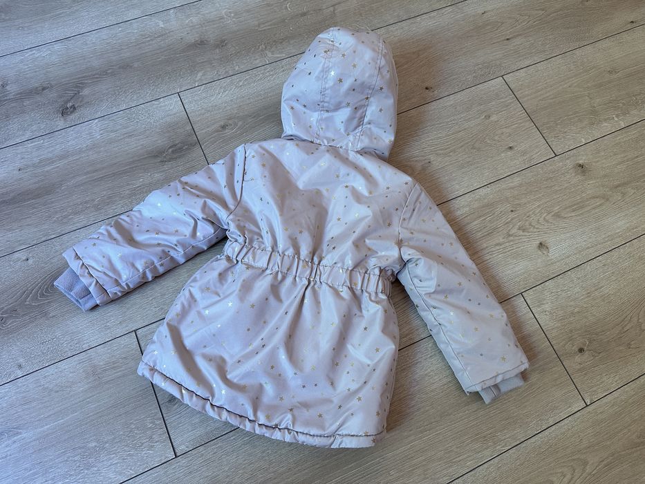 Детско подплатено яке за момиченце, 98см