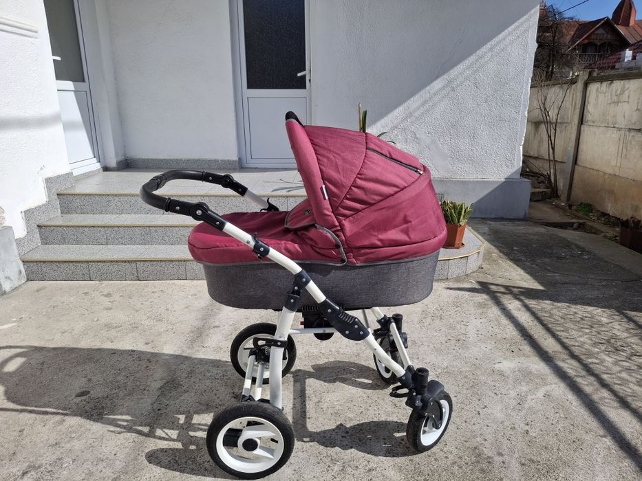 Vand carucior coccolle Gioia  Roz/Gri editie limitata