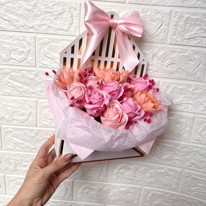 Букет от сапунени рози / сапунени рози