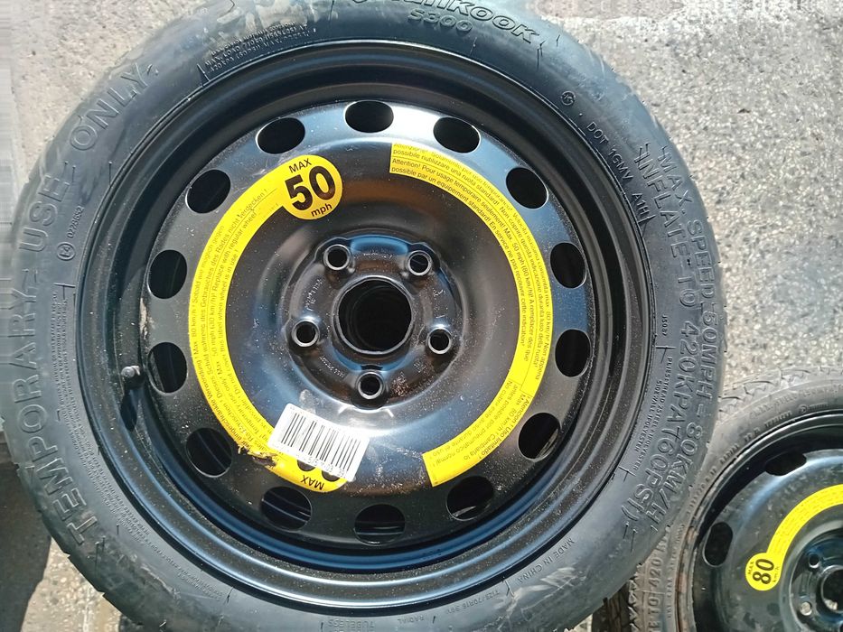 Резервни гуми (патерици) 16,17 ,18 и 19 цола 5х112