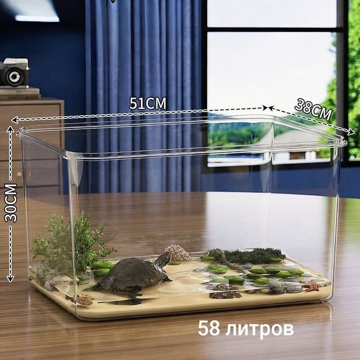 Аквариум для рыбок 58 литров