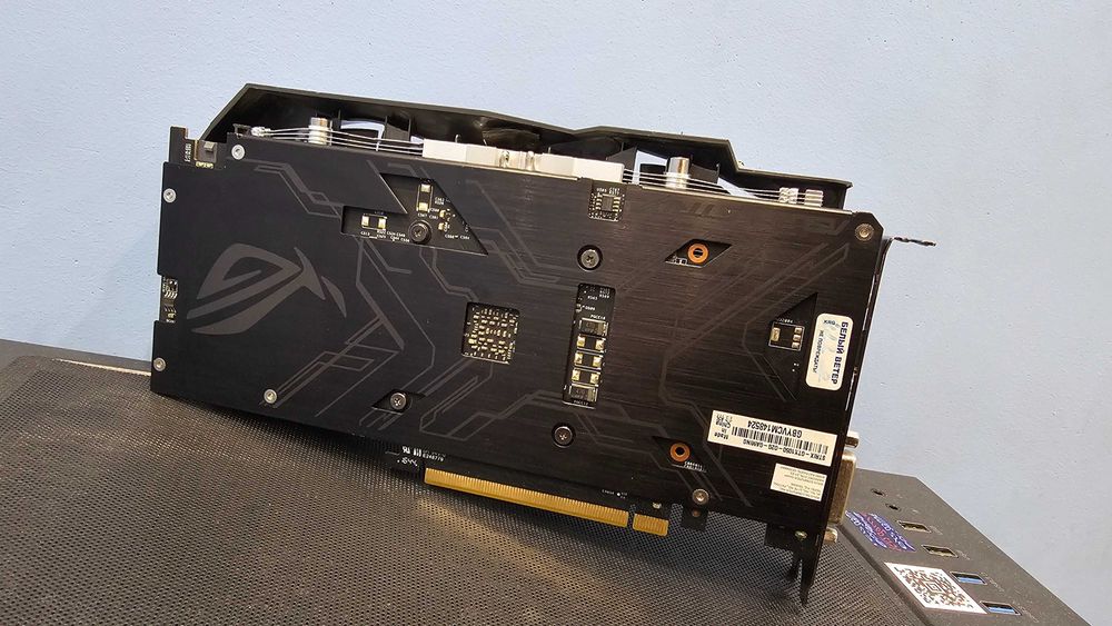 ASUS ROG Strix GTX 1050 O2G 2GB — обслужена, с отчётом о тестах