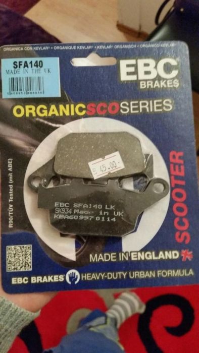 Plăcute de frână motocicleta scuter moped