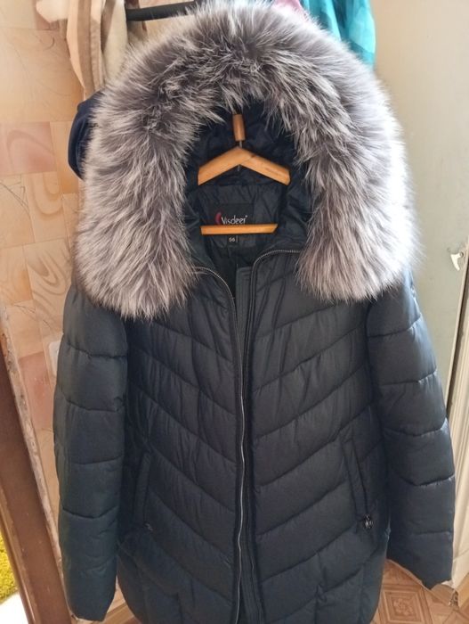 Пуховик новый. Размер 54-56