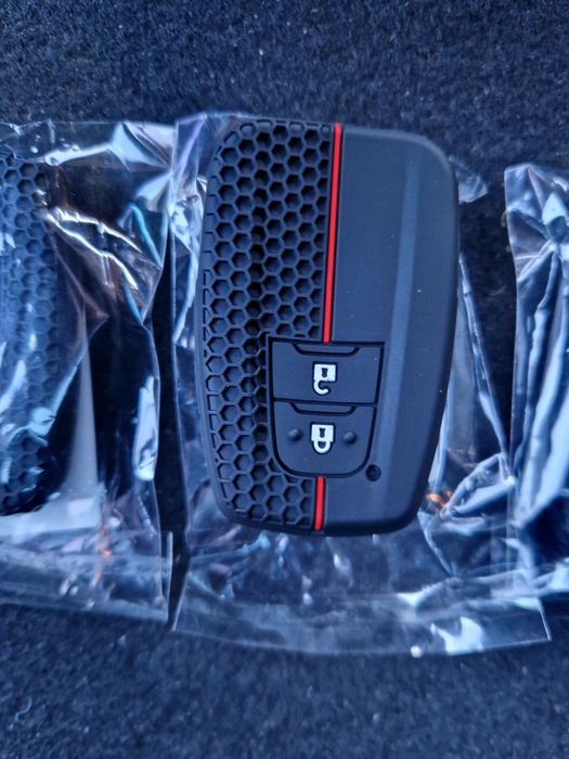 Husa cheie cartela Toyota Corolla husa silicon negru transparent