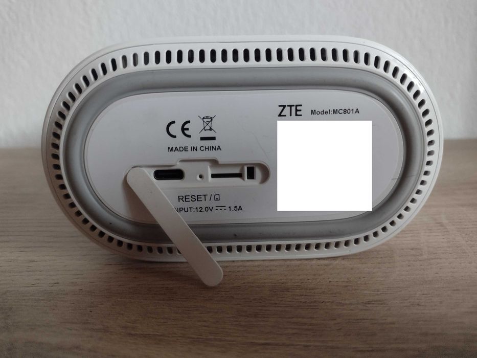 ZTE MC801A 5G wi-fi router работи с всички оператори
