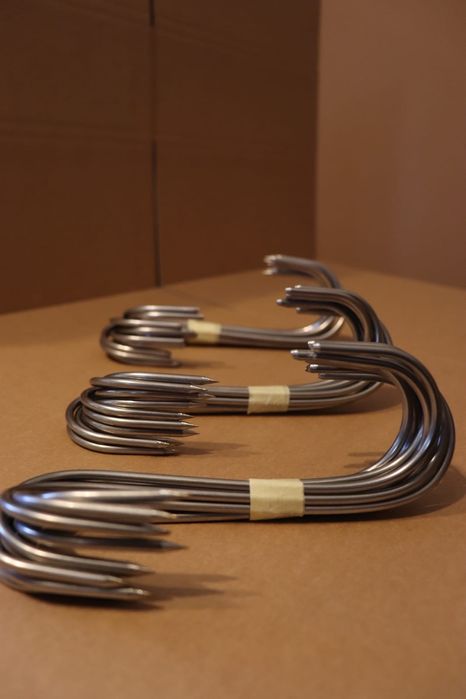 Super pret pentru carligele inox pentru afumatoare/ 50 buc