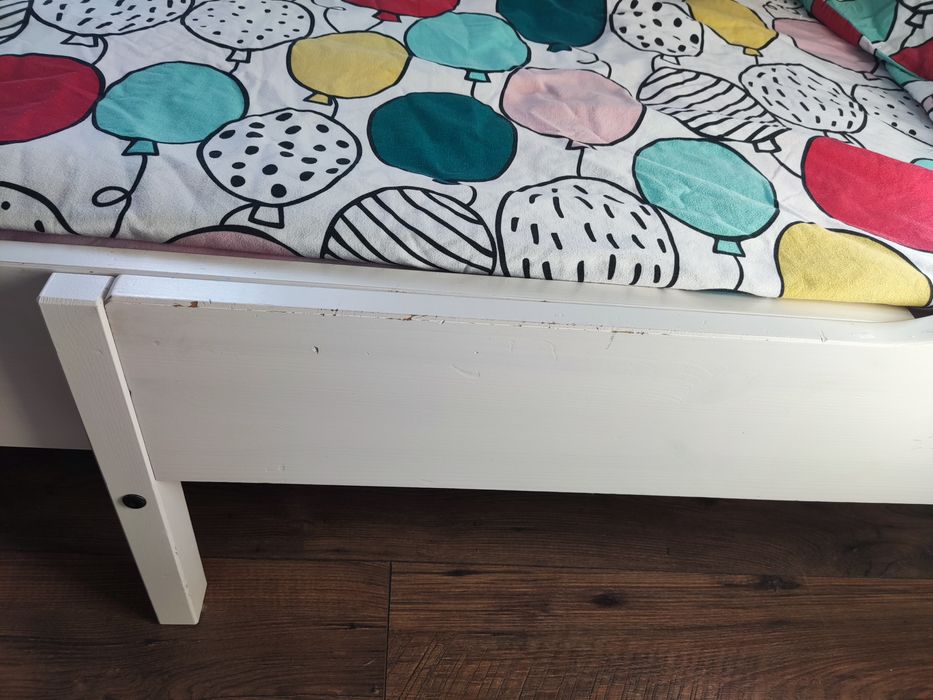 Легло ikea sundvik с подматрачна рамка и матрак